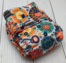 Load image into Gallery viewer, OSFM Pocket nappy - "Comet" (Terracotta AWJ lining)