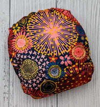 Load image into Gallery viewer, OSFM Pocket nappy - "Blitzen" (Maroon AWJ lining)