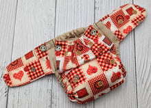 Load image into Gallery viewer, OSFM Pocket nappy - &quot;Vixen&quot; (Latte AWJ lining)

