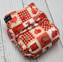 Load image into Gallery viewer, OSFM Pocket nappy - &quot;Vixen&quot; (Latte AWJ lining)
